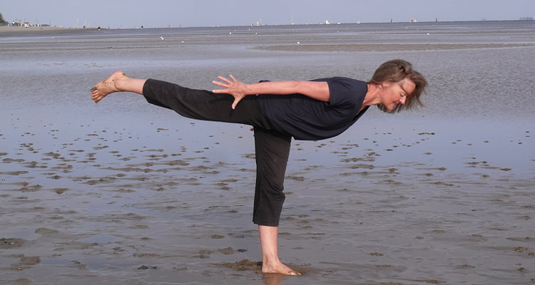 Yoga im Wattenmeer